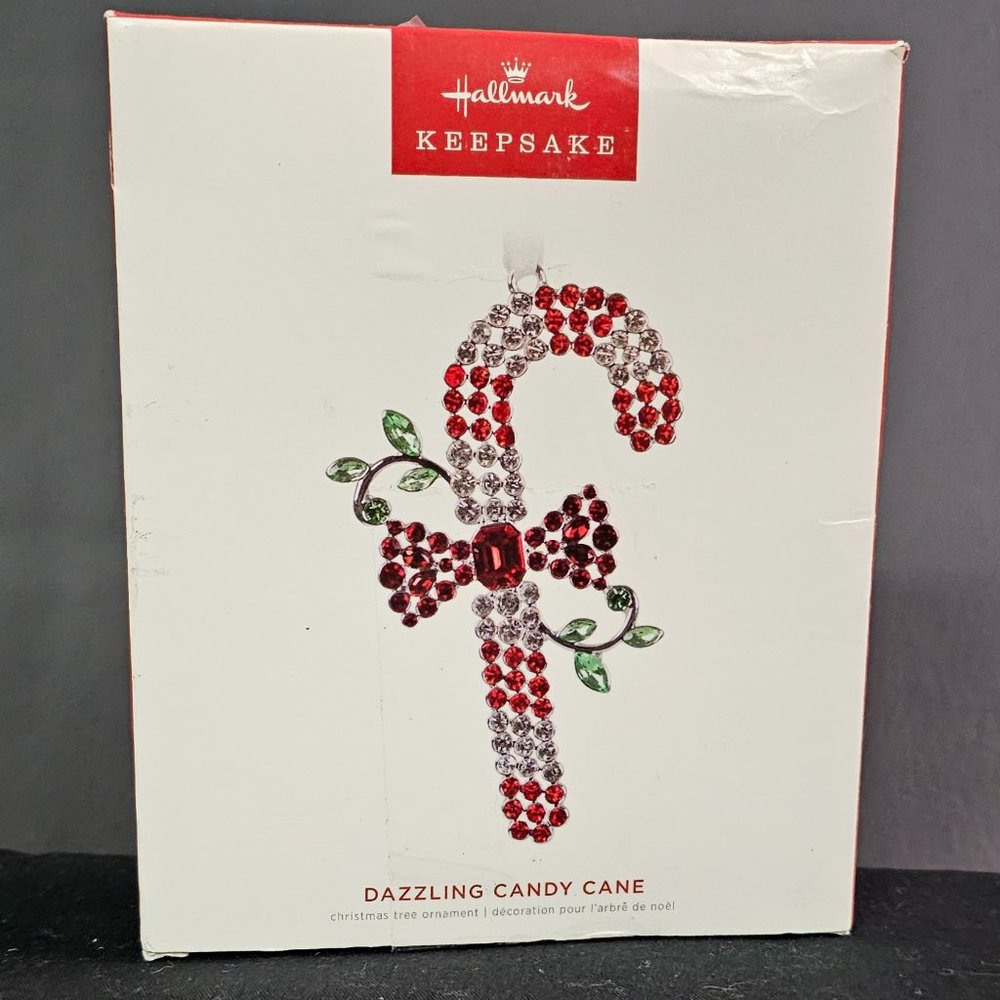 Dazzling Candy Cane Christmas Ornament Hallmark Keepsake 2022  NIB